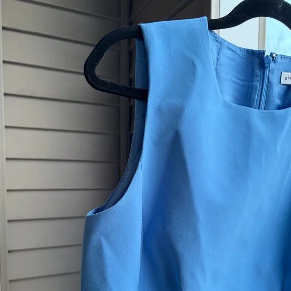 🆕🦋 Gianni Bini Blue Mini Dress Cocktail Party Size 0,10 Casual Party Modern - Picture 9 of 15